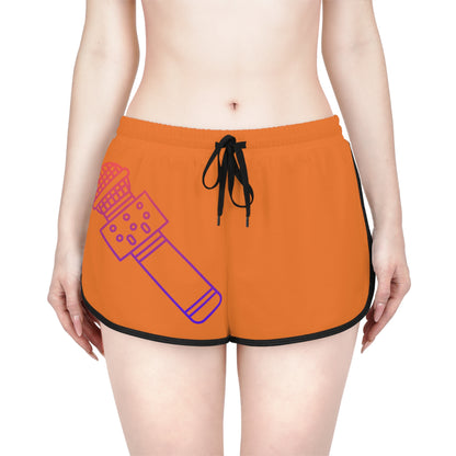 Women's Relaxed Shorts: Music Crusta