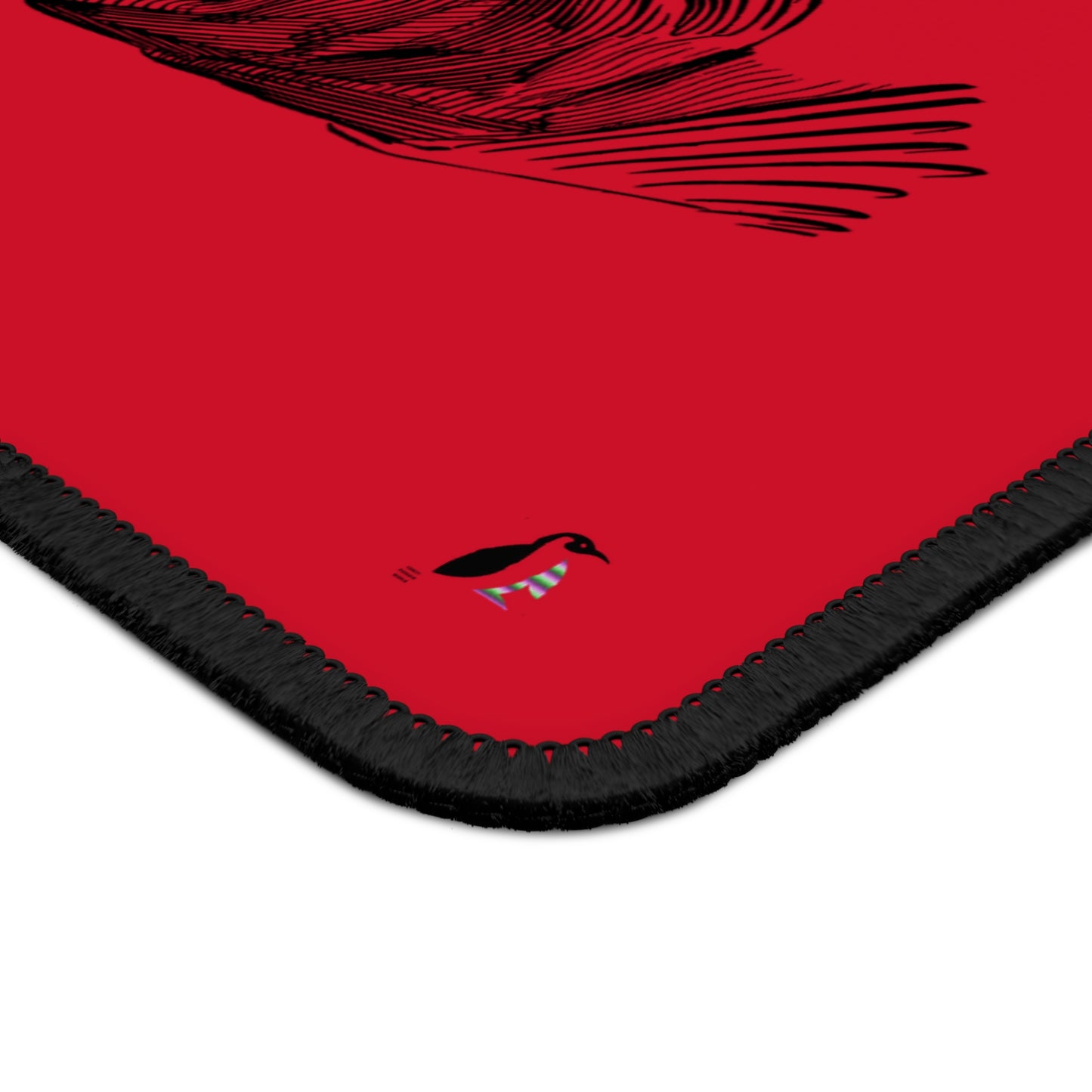 Gaming Mouse Pad: Writing Dark Red