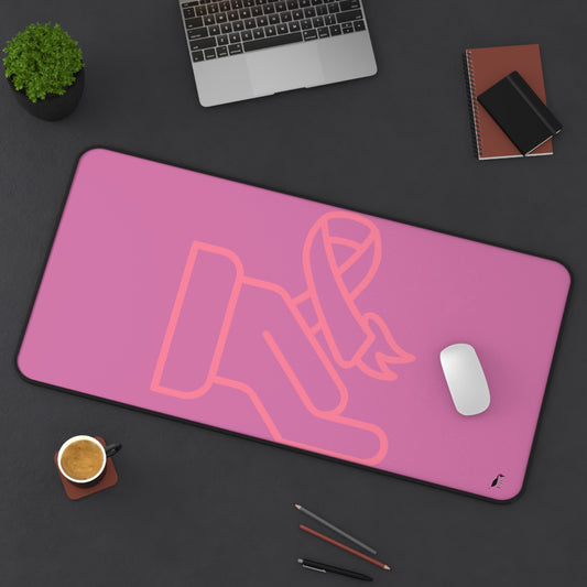 Desk Mat: Fight Cancer Lite Pink