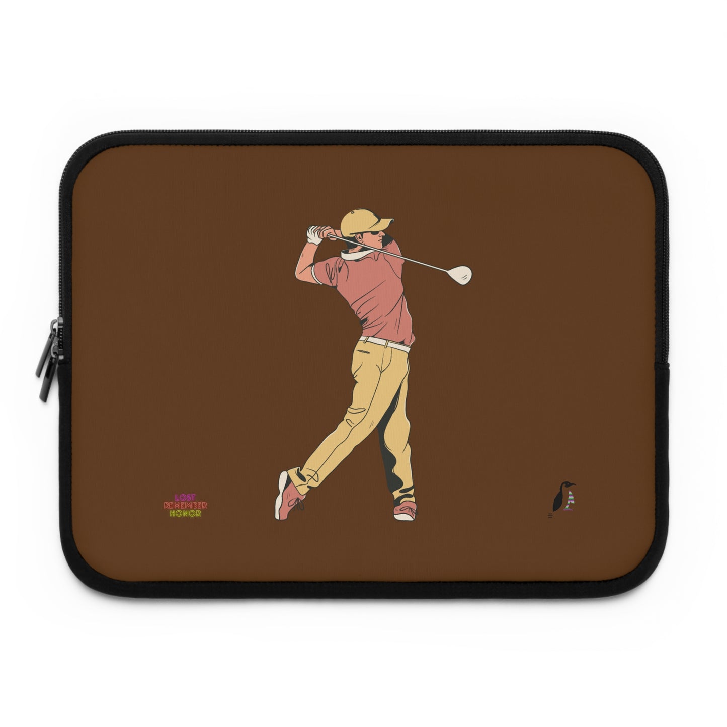 Laptop Sleeve: Golf Brown