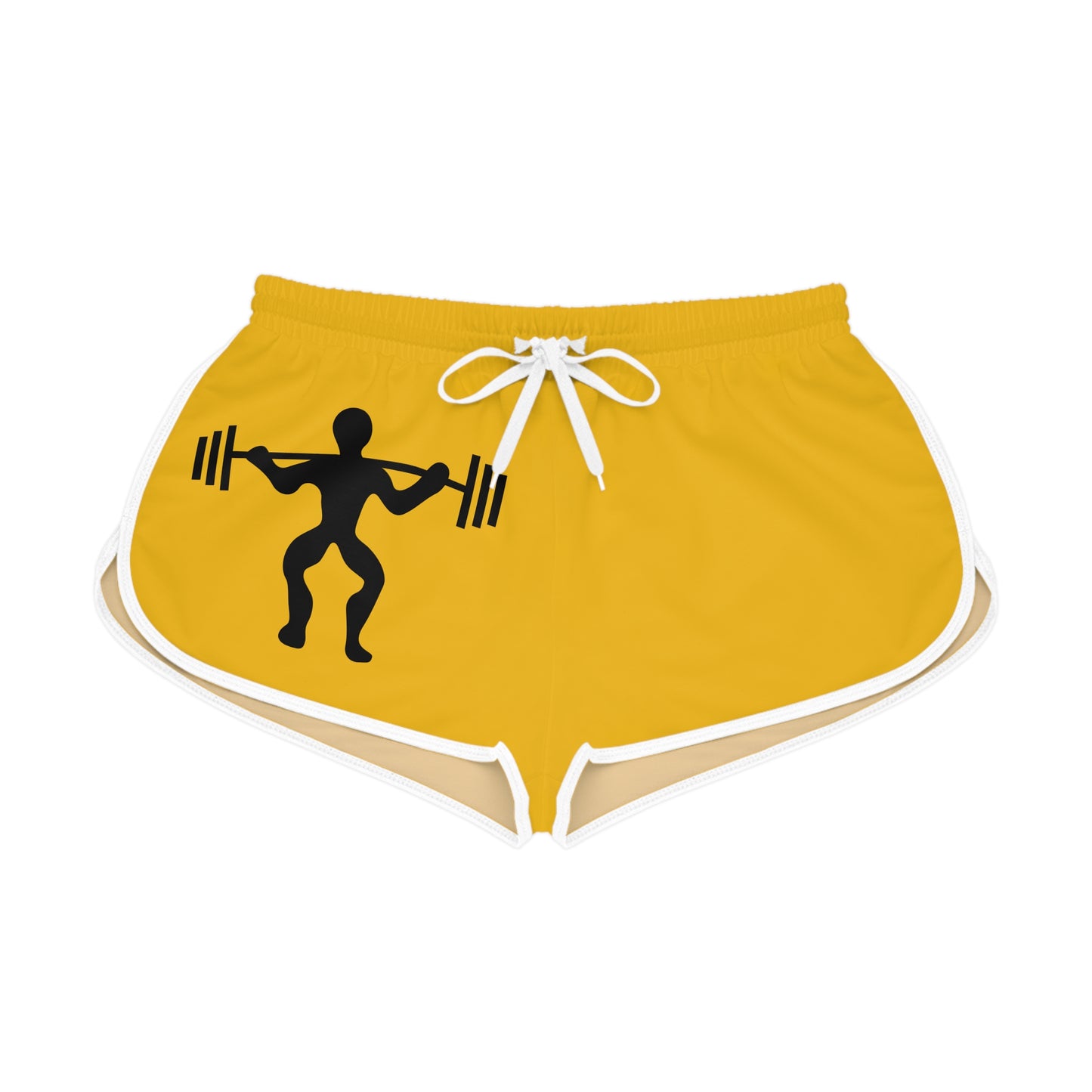 Women's Relaxed Shorts: Weightlifting Yellow