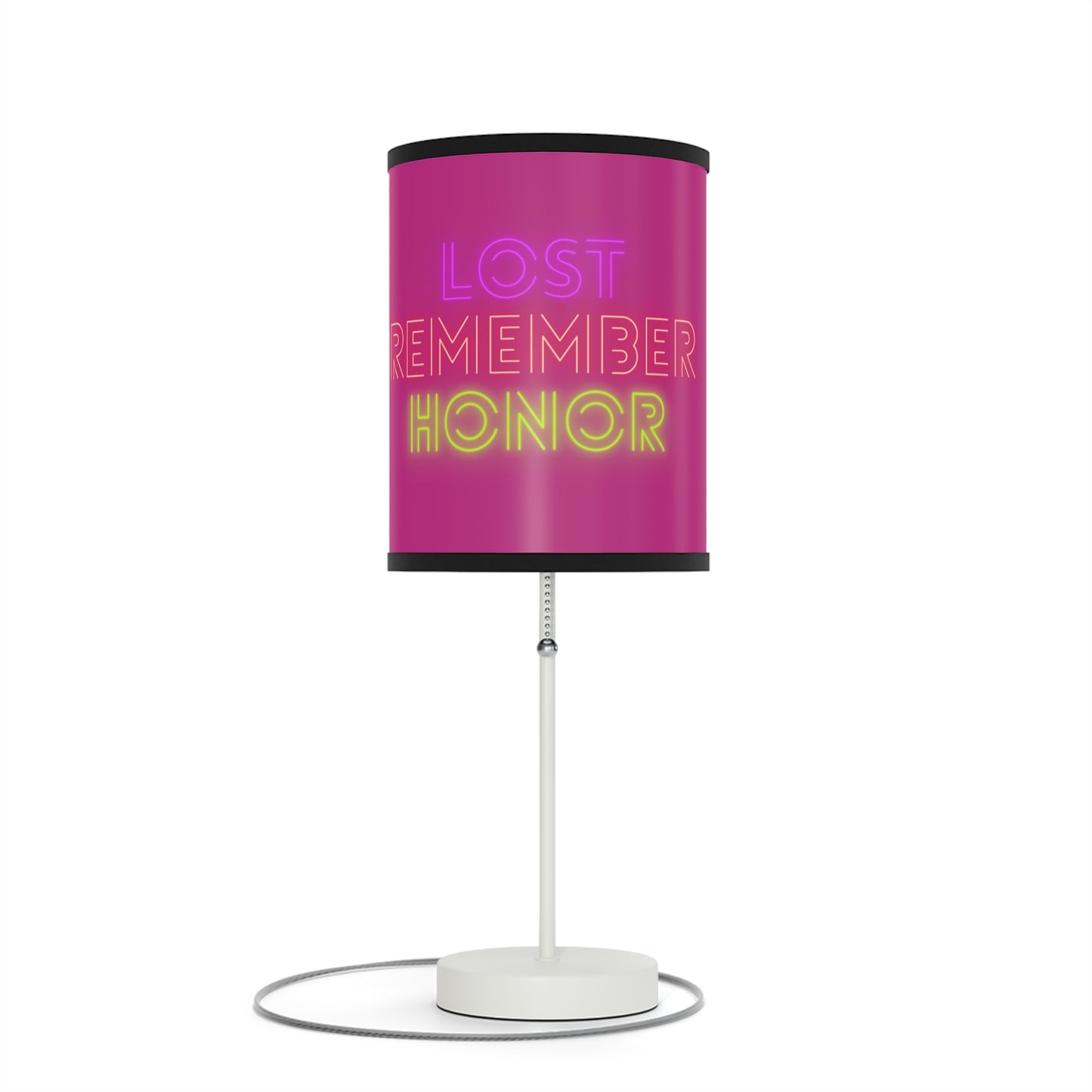 Lamp on a Stand, US|CA plug: Lost Remember Honor Pink