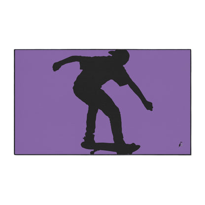 Heavy Duty Floor Mat: Skateboarding Lite Purple