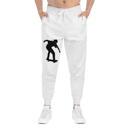 Athletic Joggers: Skateboarding White