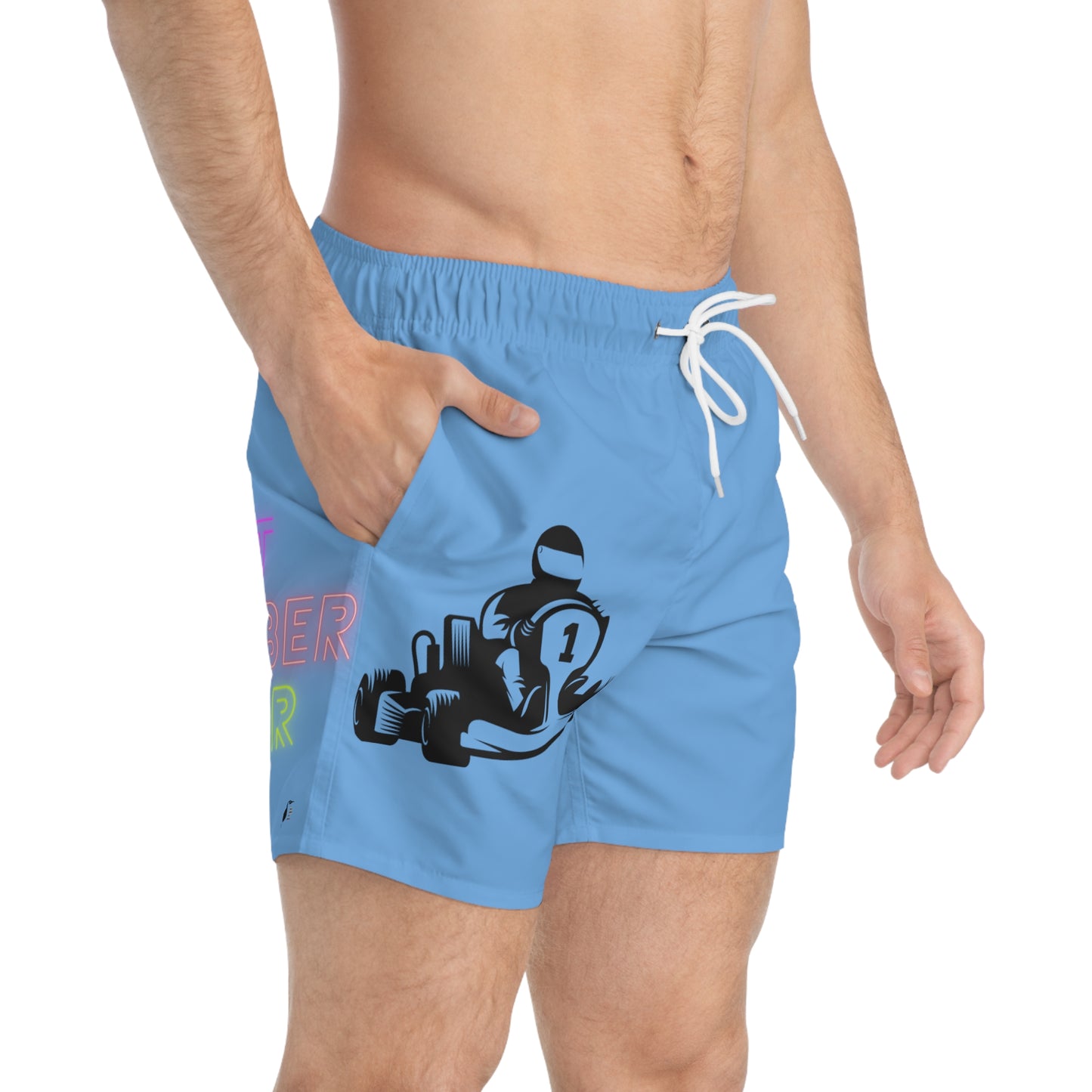 Swim Trunks: Racing Lite Blue