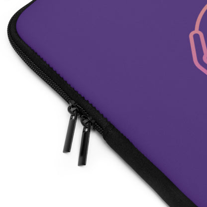 Laptop Sleeve: Bowling Purple