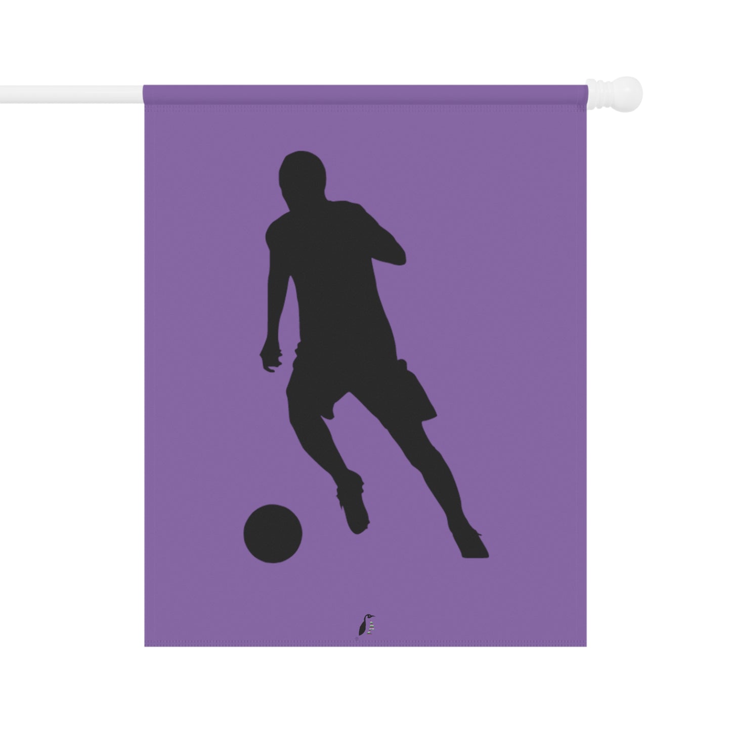 Garden & House Banner: Soccer Lite Purple