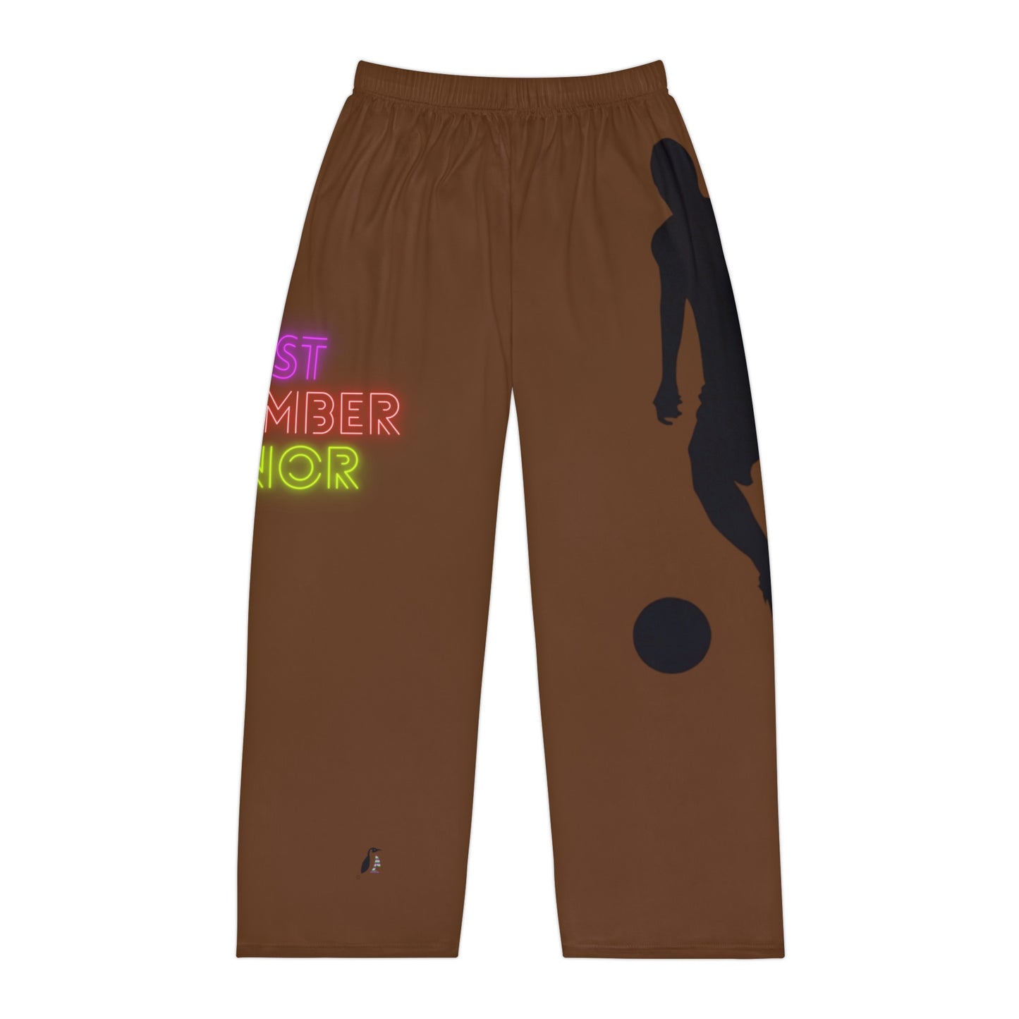 Men's Pajama Pants: Soccer Brown