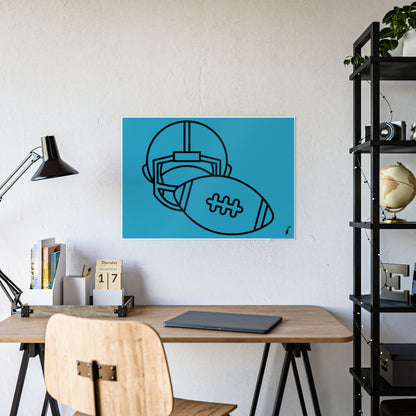 Gloss Posters: Football Turquoise