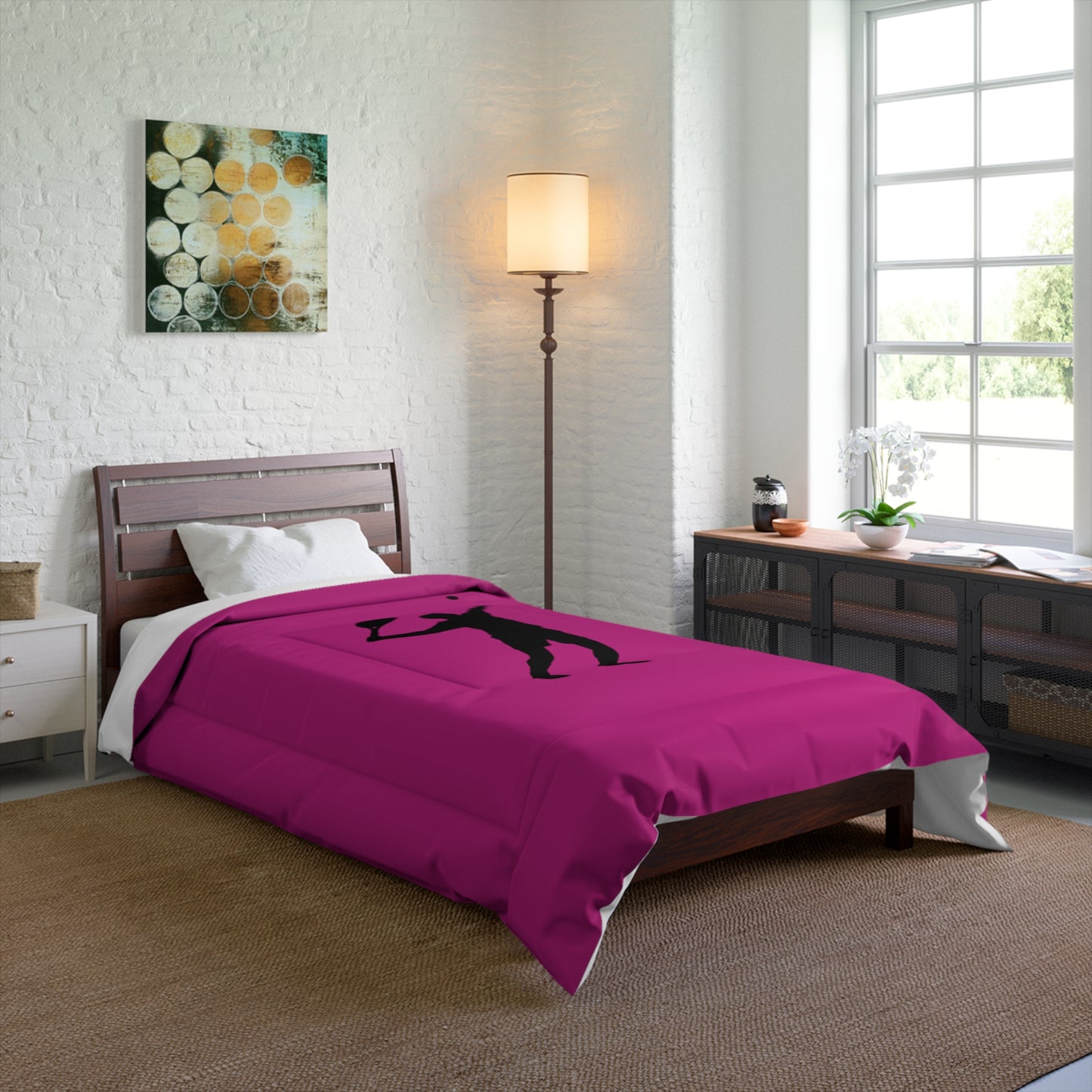 Comforter: Tennis Pink