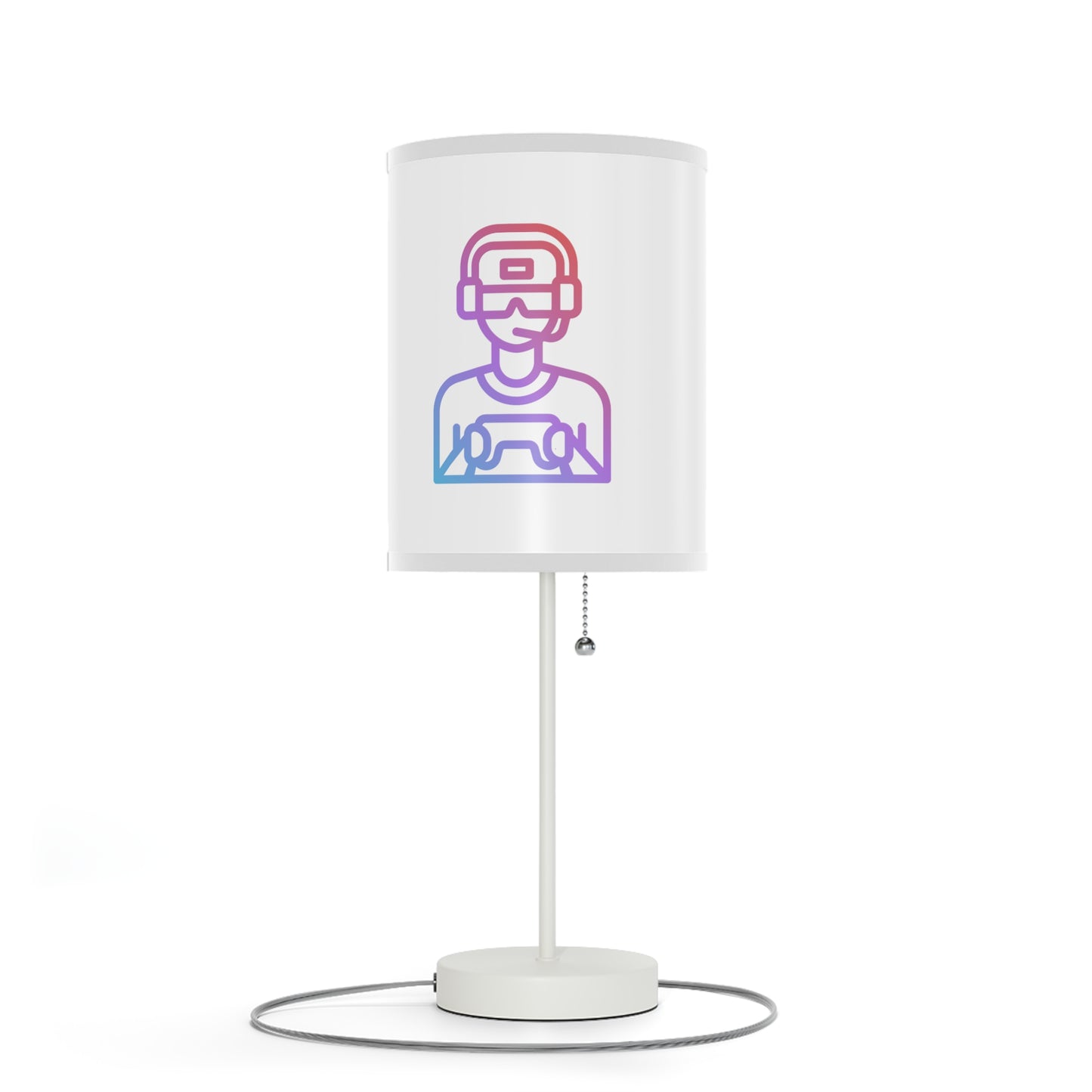 Lamp on a Stand, US|CA plug: Gaming White 