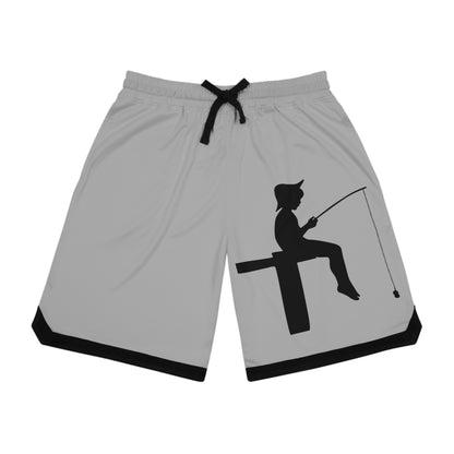 Basketball Rib Shorts: Fishing Lite Grey