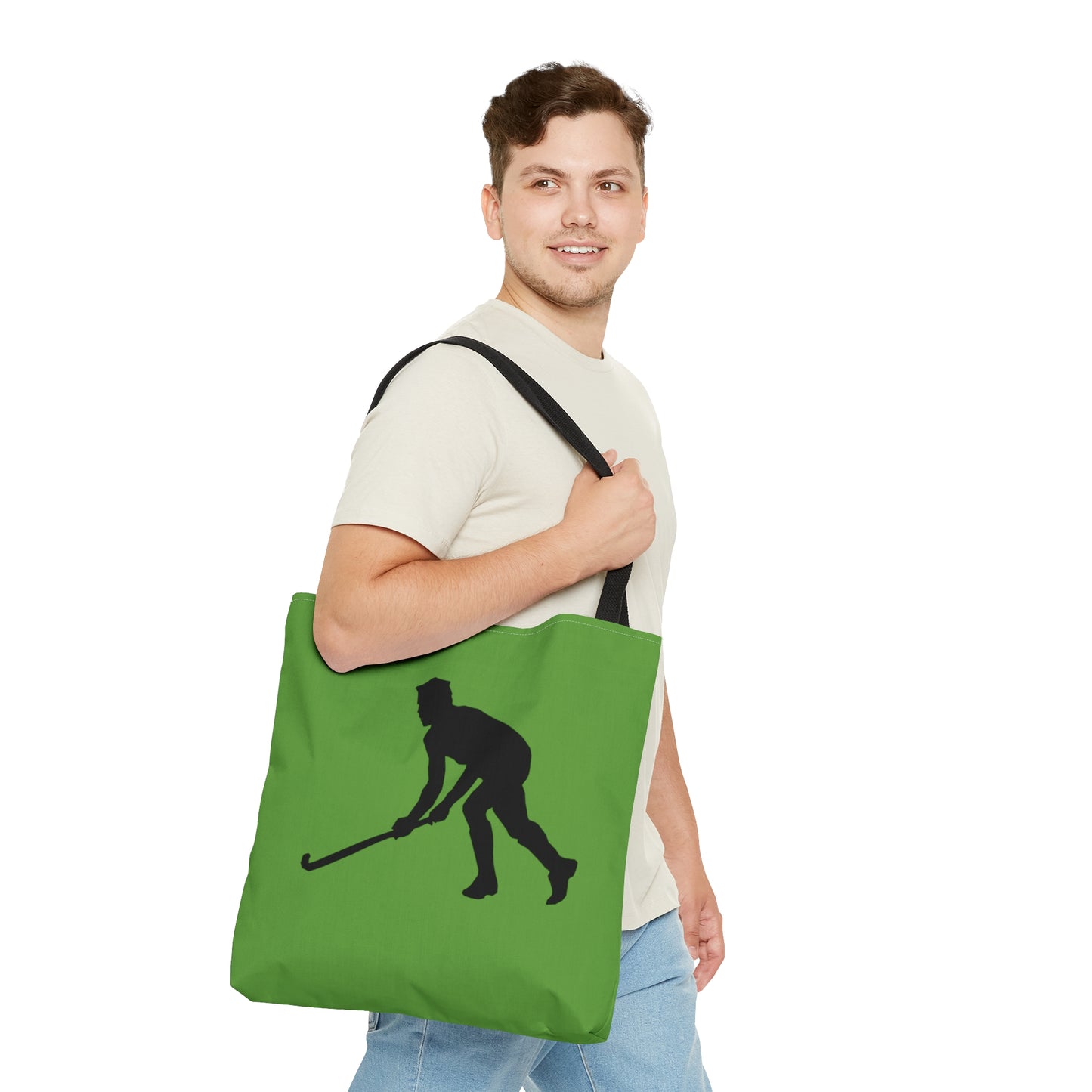 Tote Bag: Hockey Green