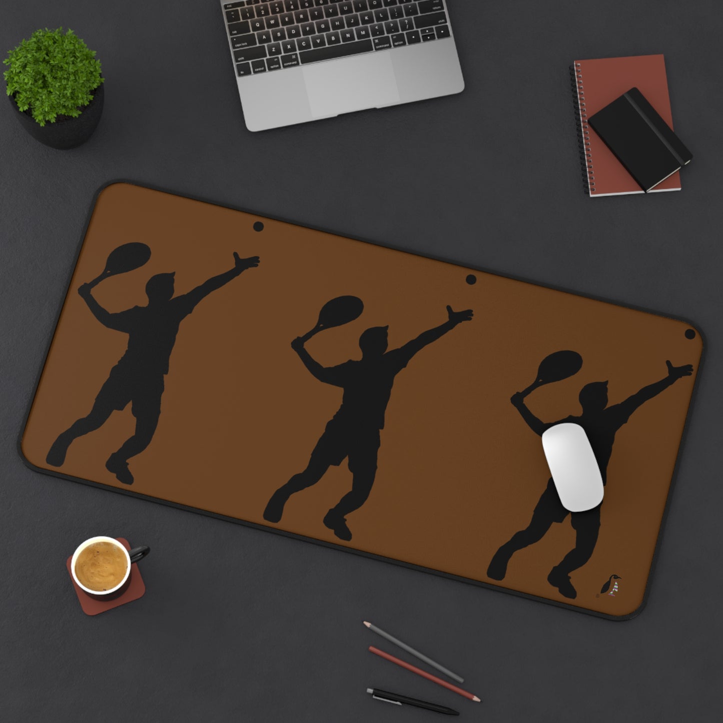 Desk Mat: Tennis Brown