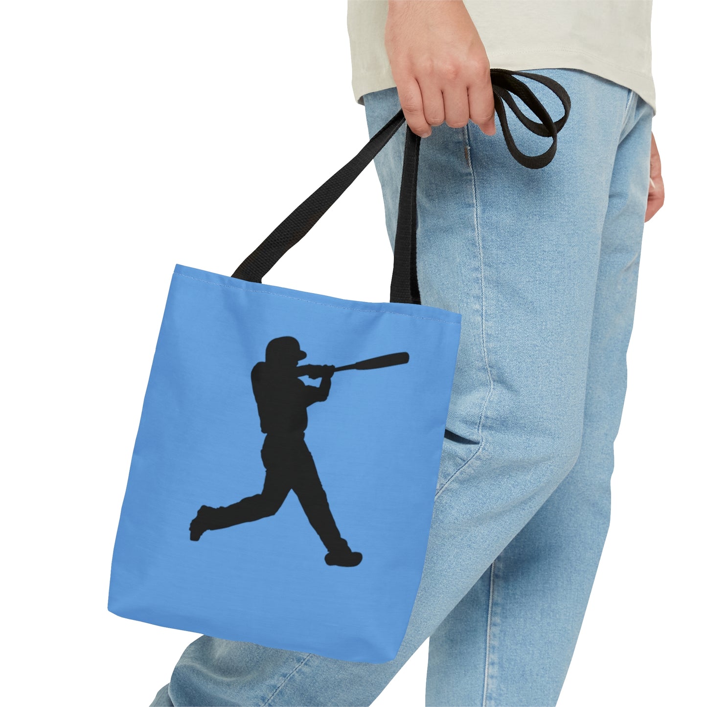 Tote Bag: Baseball Lite Blue