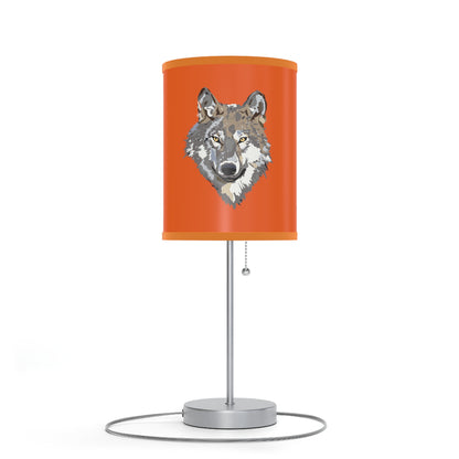 Lamp on a Stand, US|CA plug: Wolves Orange