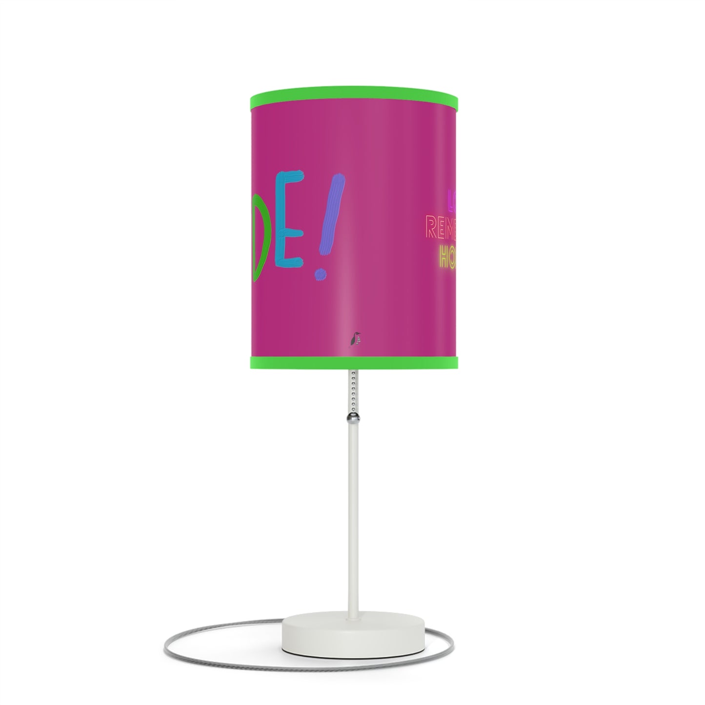 Lamp on a Stand, US|CA plug: LGBTQ Pride Pink 