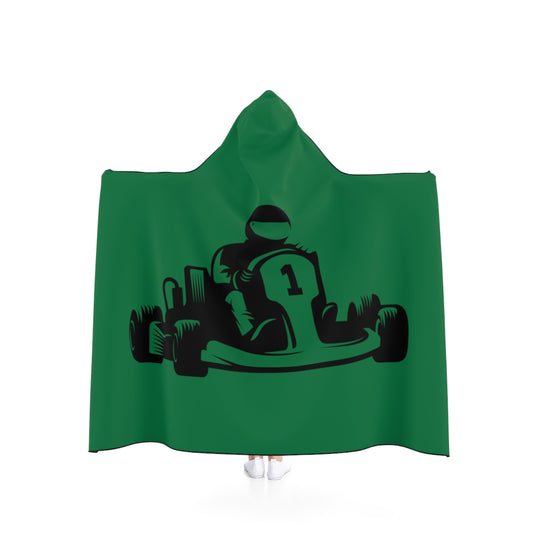 Hooded Blanket: Racing Dark Green