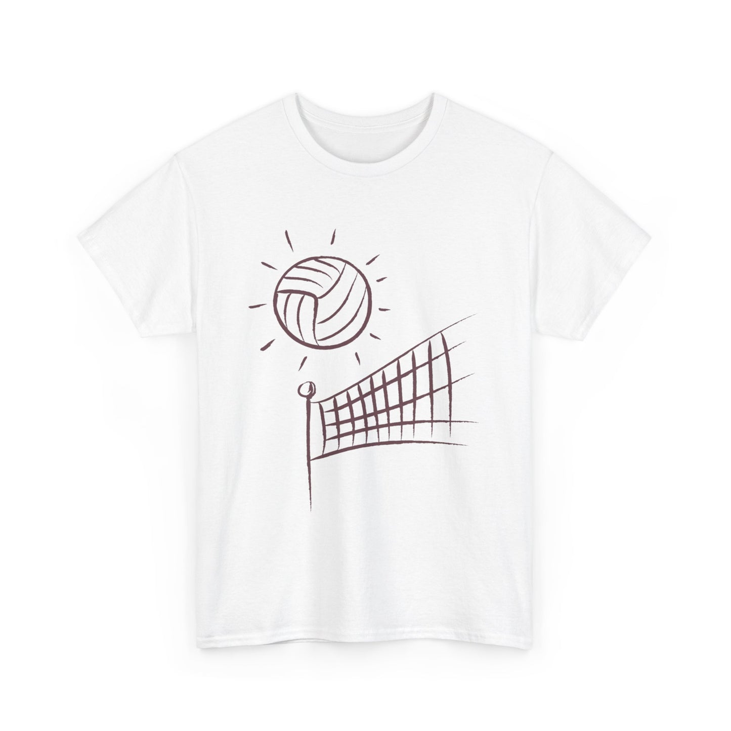 Heavy Cotton Tee: Volleyball #1