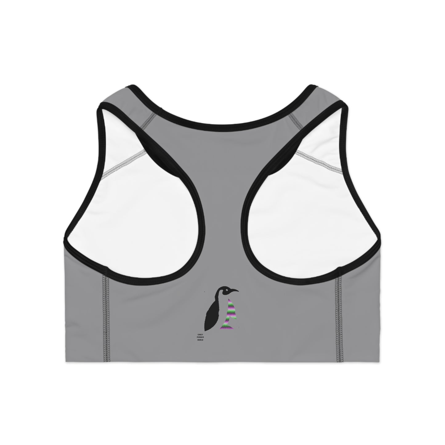 Sports Bra: Lost Remember Honor Grey