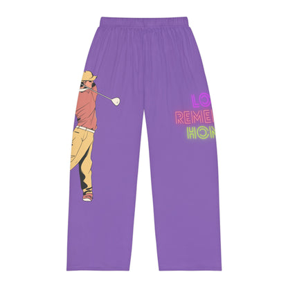 Men's Pajama Pants: Golf Lite Purple