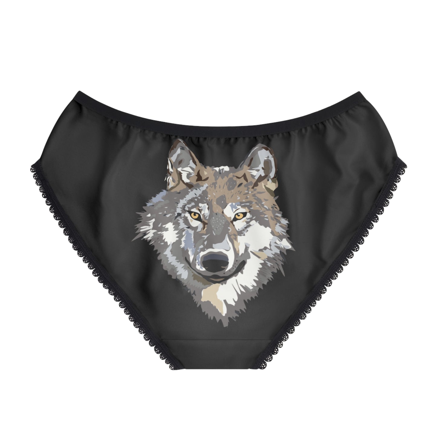 Women's Briefs: Wolves Black