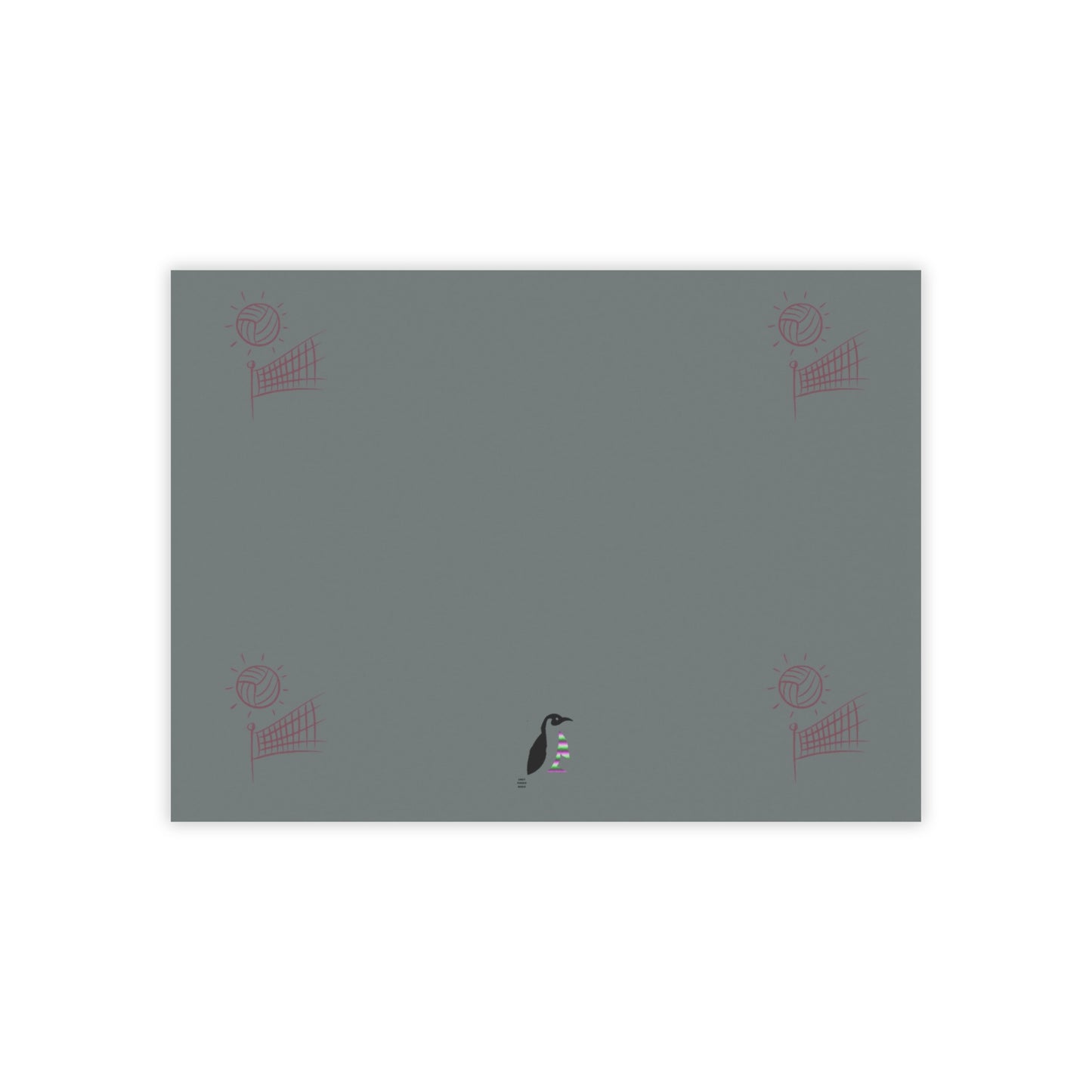 Post-it® Note Pads: Volleyball Dark Grey