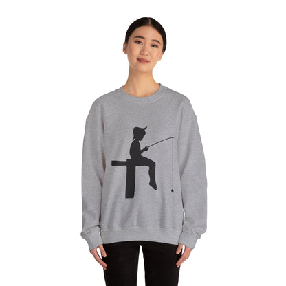 Heavy Blend™ Crewneck Sweatshirt: Fishing #1