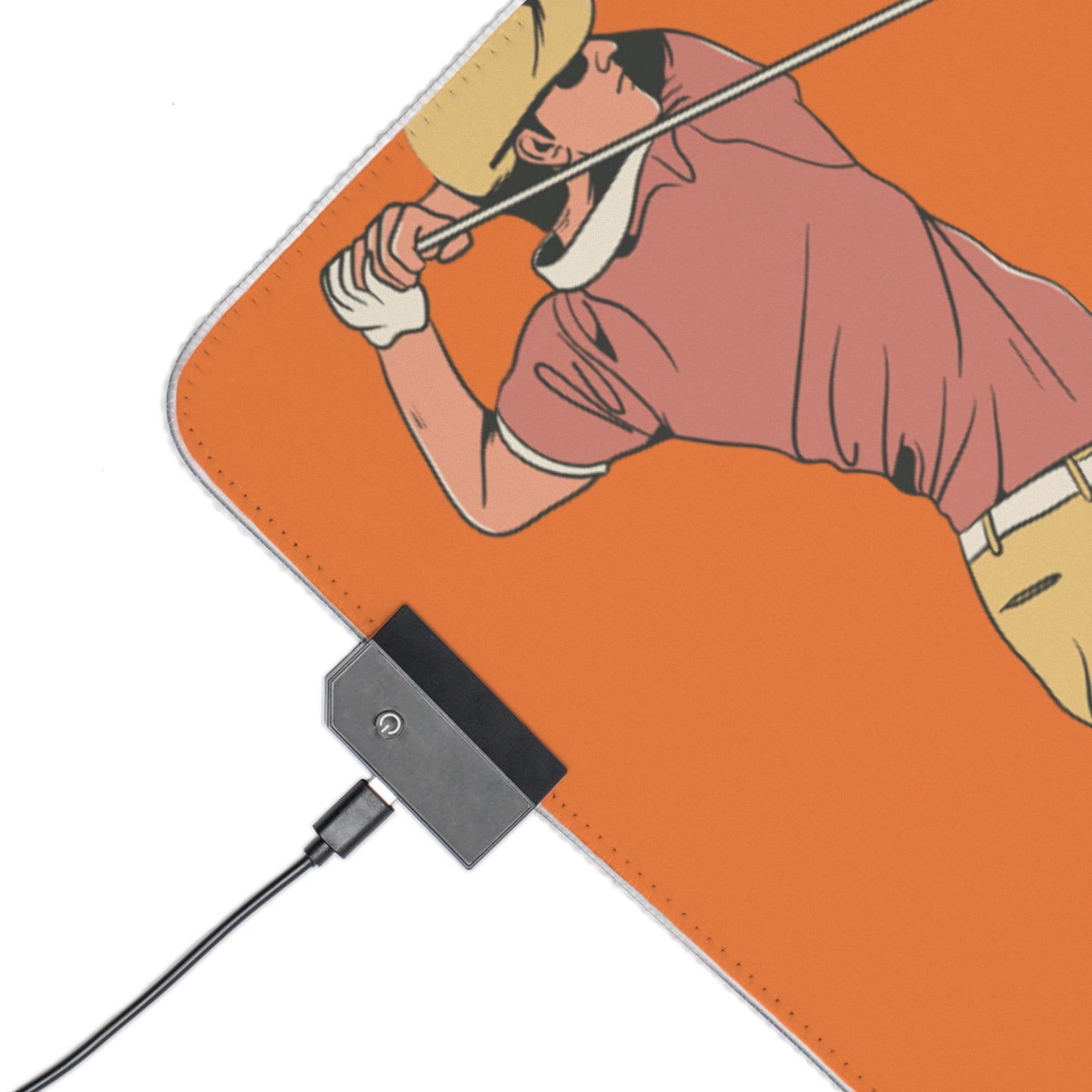 LED Gaming Mouse Pad: Golf Crusta