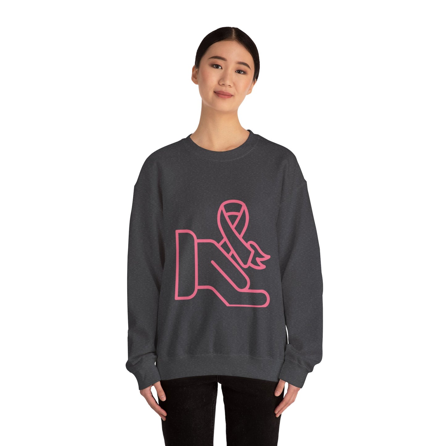 Heavy Blend™ Crewneck Sweatshirt: Fight Cancer #2