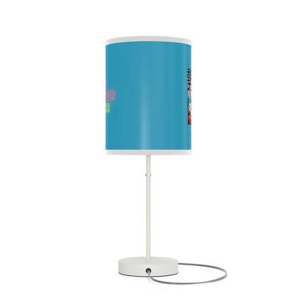 Lamp on a Stand, US|CA plug: Dragons Turquoise