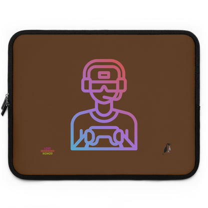 Laptop Sleeve: Gaming Brown