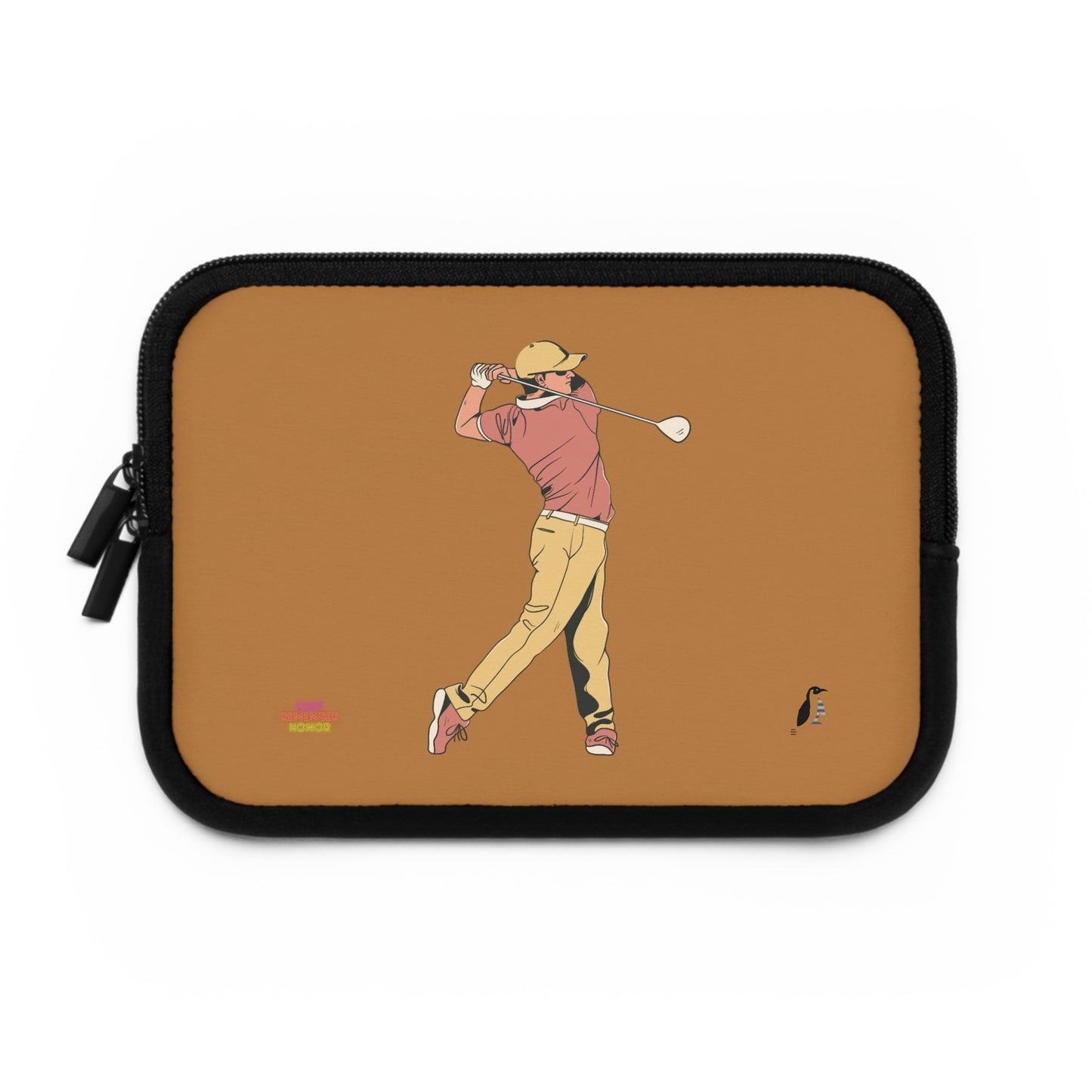 Laptop Sleeve: Golf Lite Brown