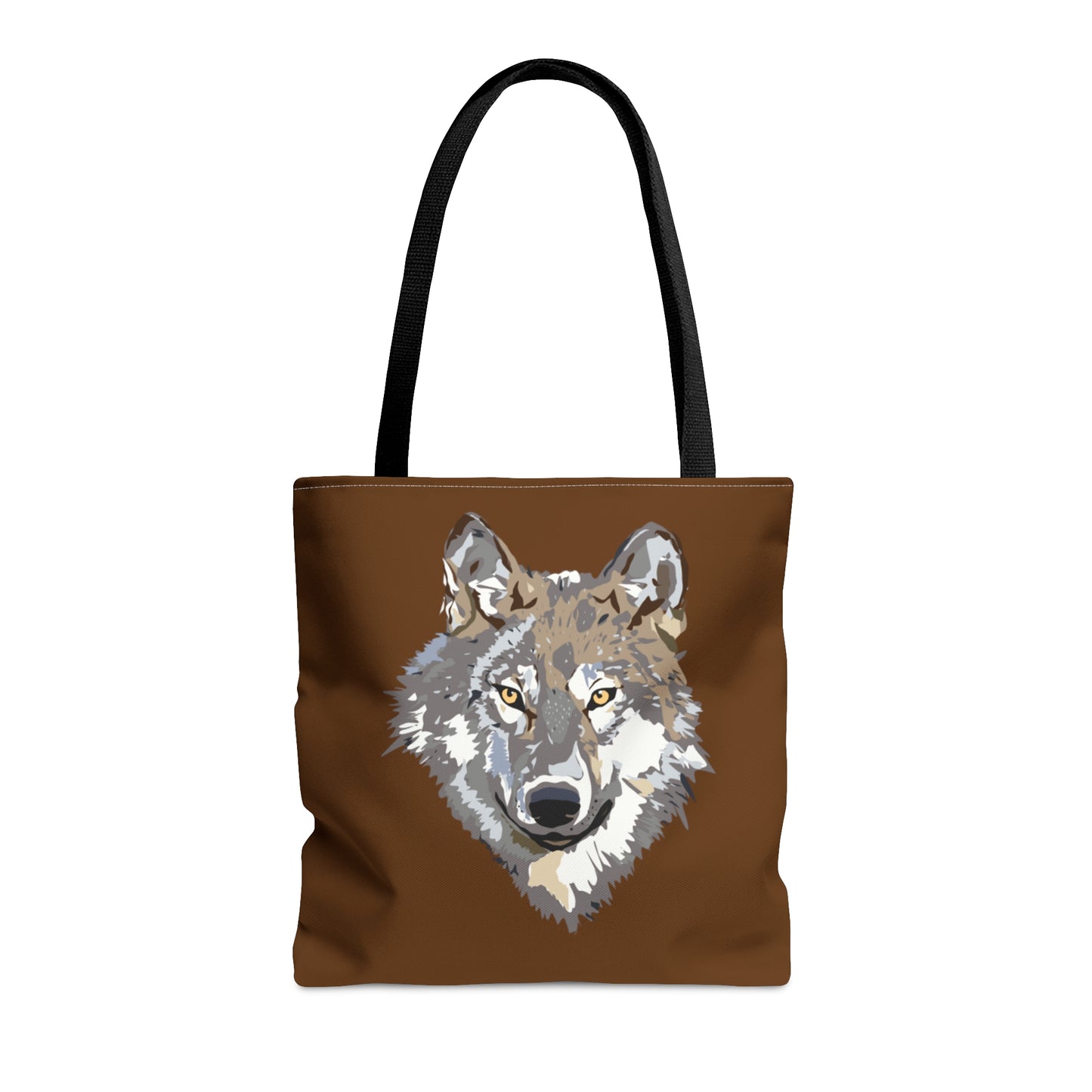 Tote Bag: Wolves Brown