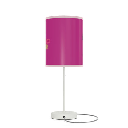 Lamp on a Stand, US|CA plug: Tennis Pink