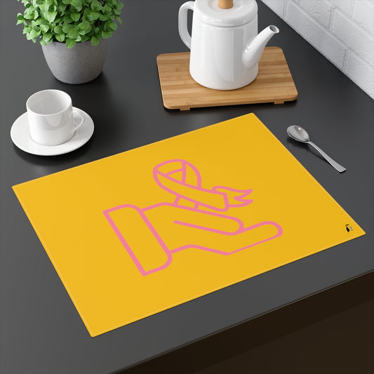 Placemat, 1pc: Fight Cancer Yellow