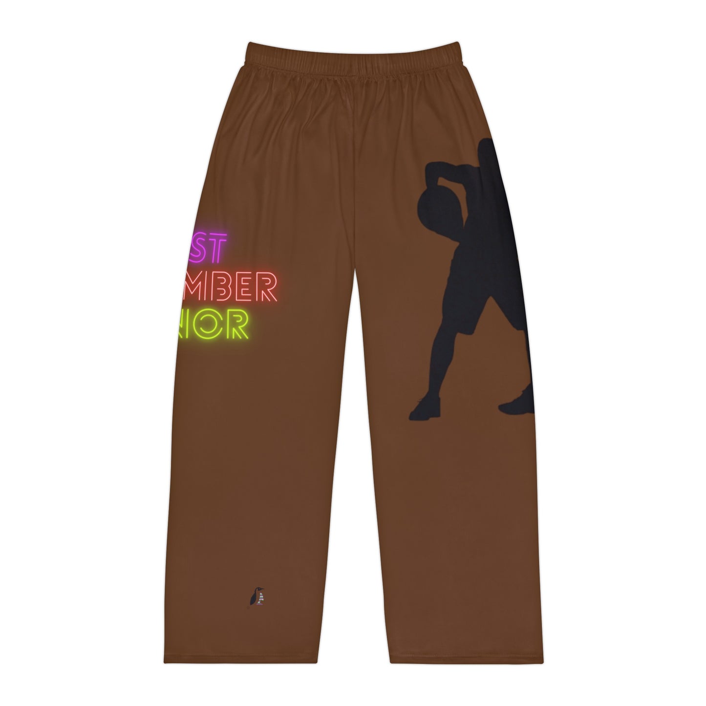 Men's Pajama Pants: Basketball Brown