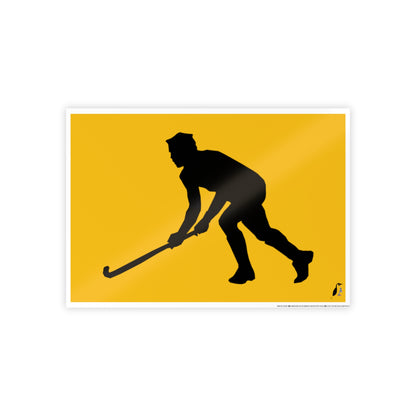 Gloss Posters: Hockey Yellow