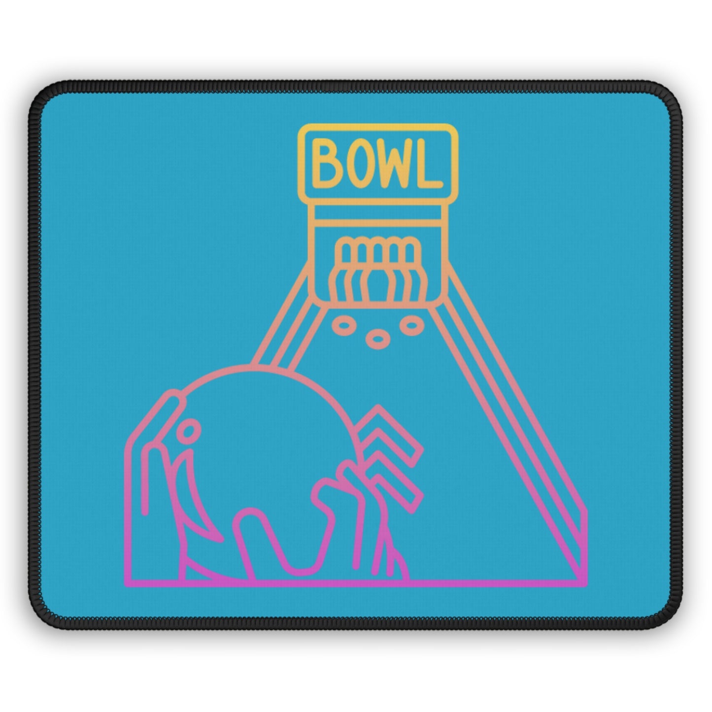 Gaming Mouse Pad: Bowling Turquoise