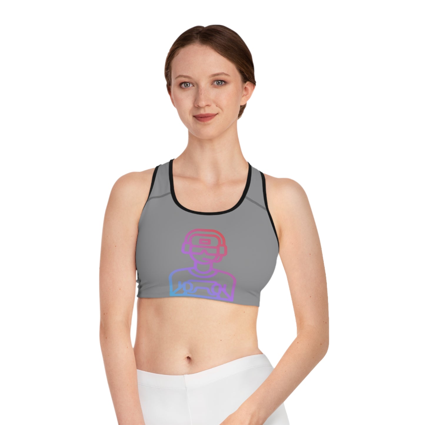 Sports Bra: Gaming Grey