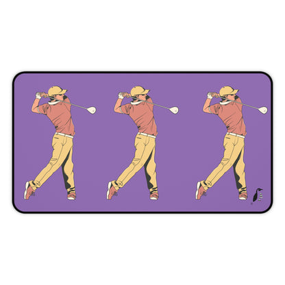 Desk Mat: Golf Lite Purple