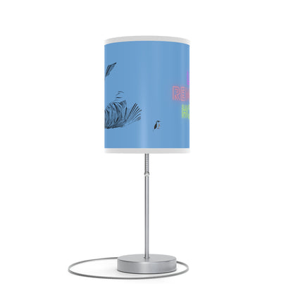 Lamp on a Stand, US|CA plug: Writing Lite Blue