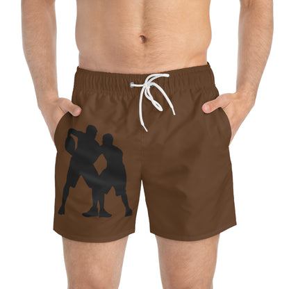 Swim Trunks: Basketball Brown