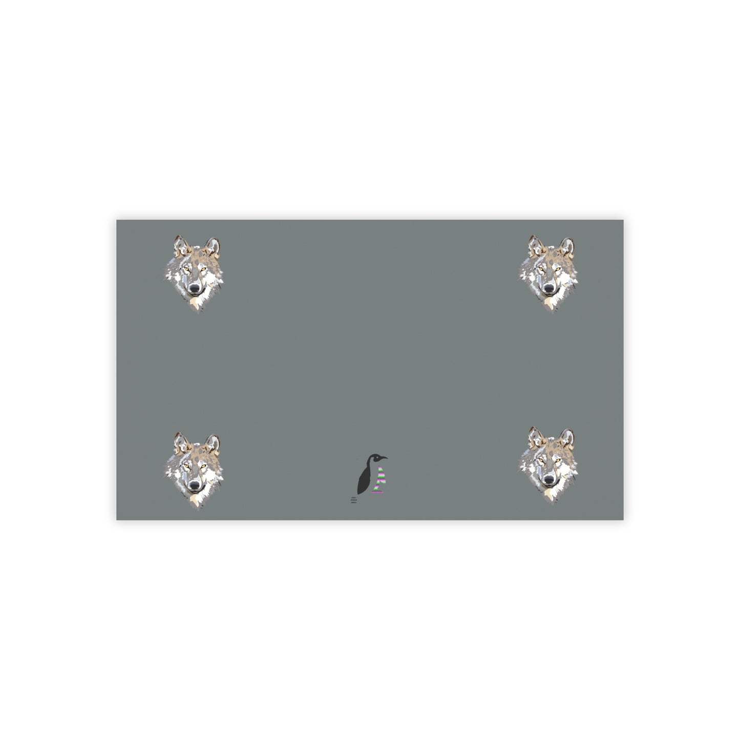 Post-it® Note Pads: Wolves Dark Grey