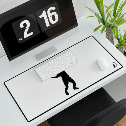 Desk Mats: Tennis White