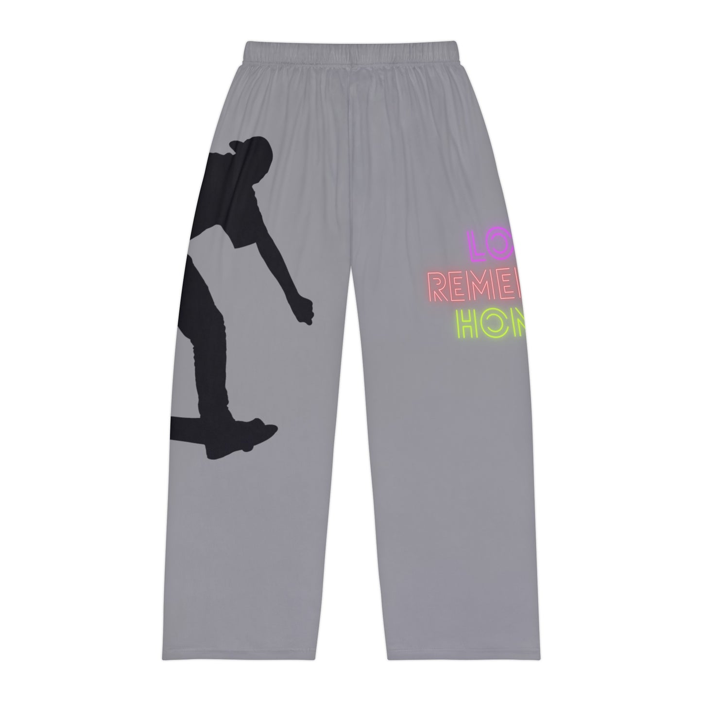 Men's Pajama Pants: Skateboarding Grey