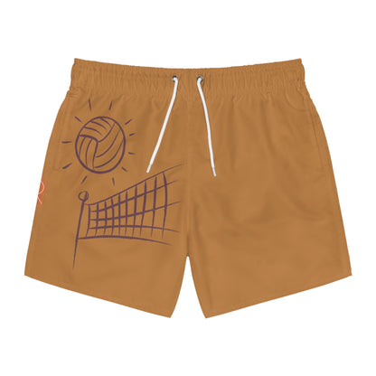 Swim Trunks: Volleyball Lite Brown