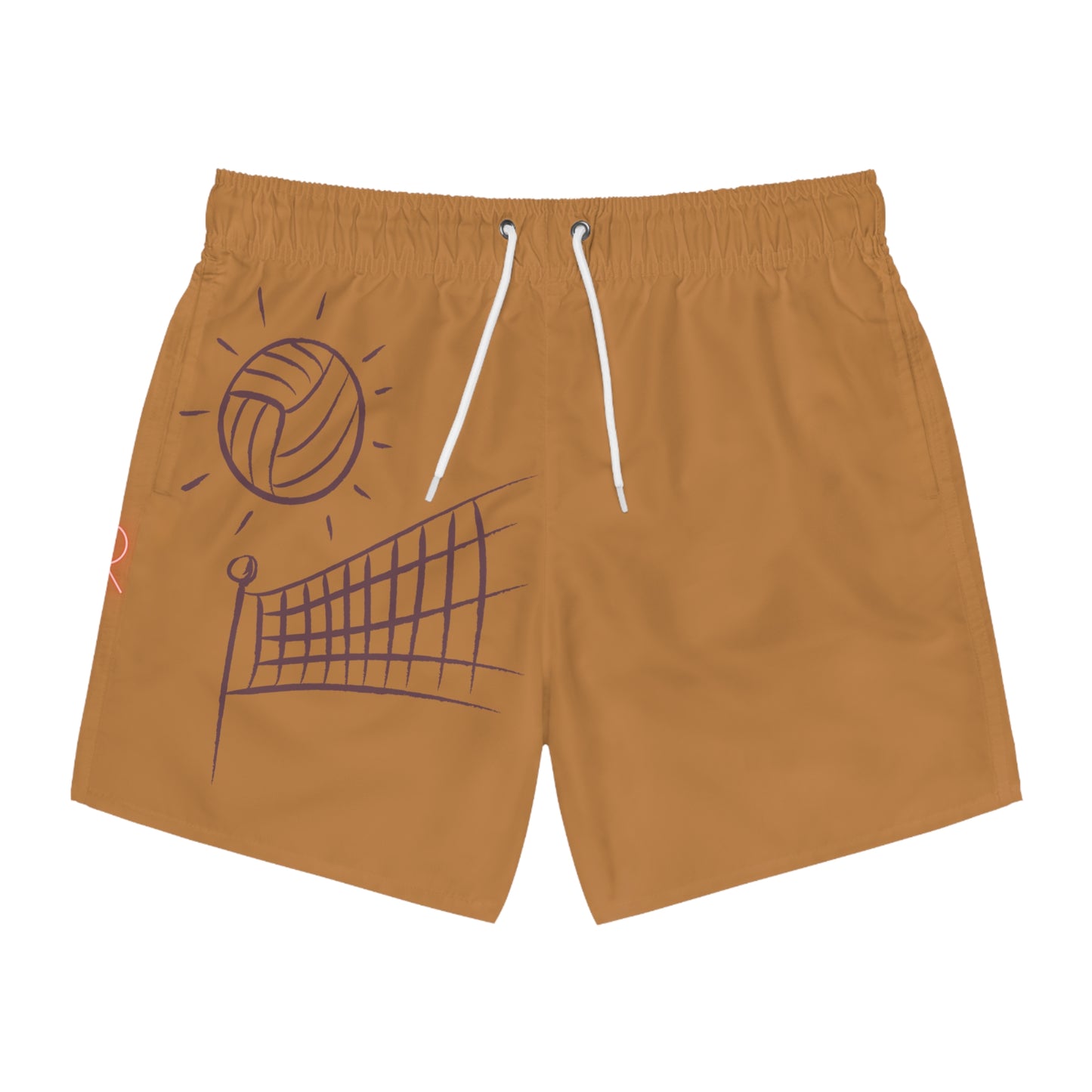 Swim Trunks: Volleyball Lite Brown