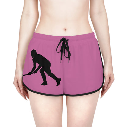 Women's Relaxed Shorts: Hockey Lite Pink