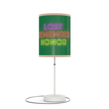 Lamp on a Stand, US|CA plug: Lost Remember Honor Dark Green